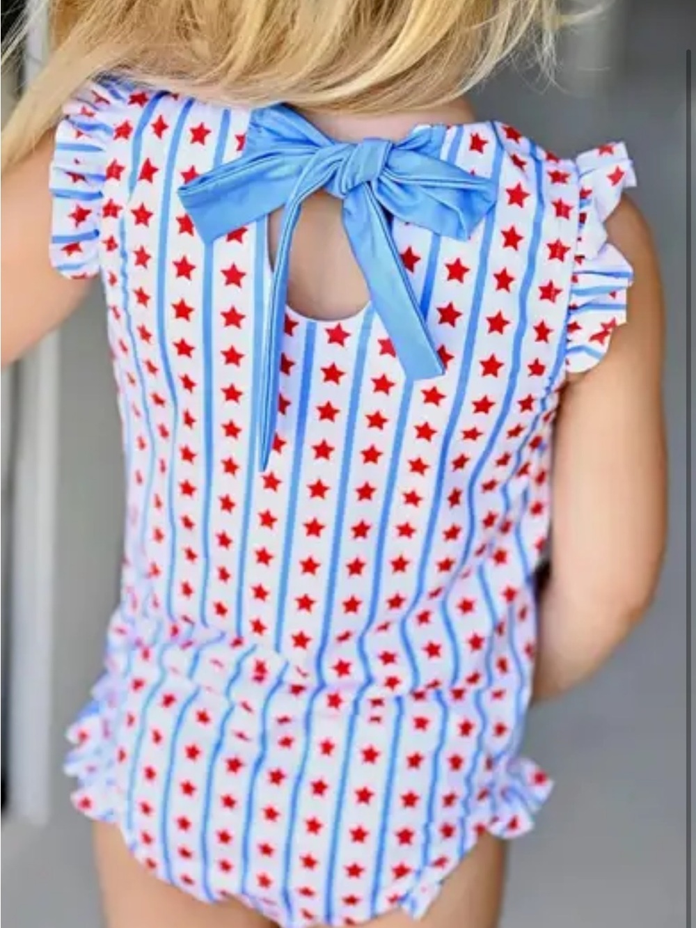 $77 Lottie & James Patriotic Swimsuit